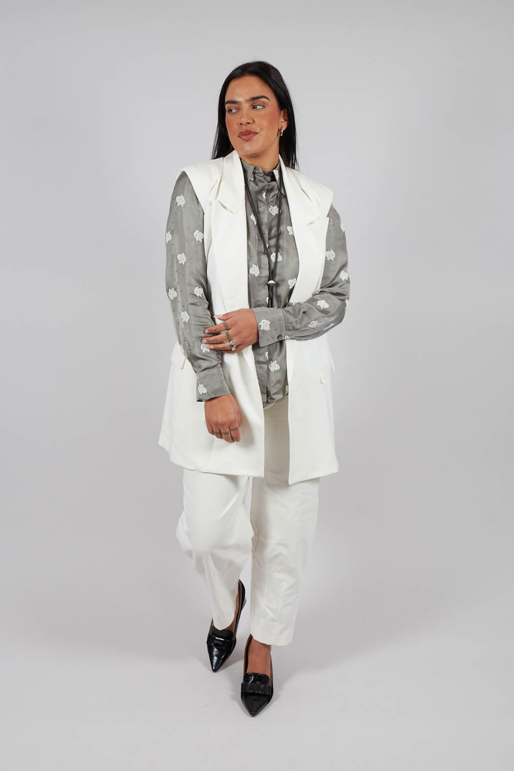 Letizia Waistcoat in Burro