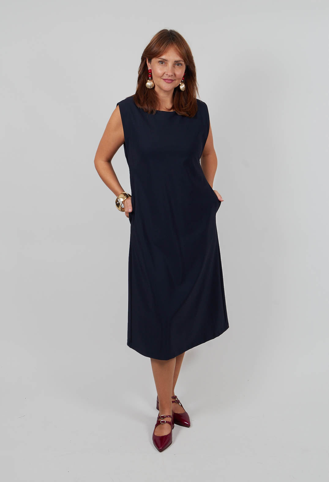 Long Dress in Navy