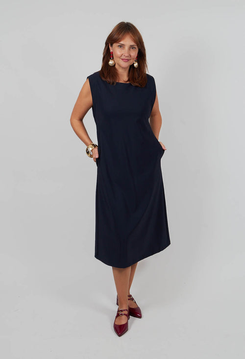 Long Dress in Navy