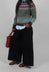 Wide Leg Denim Jeans in Navy