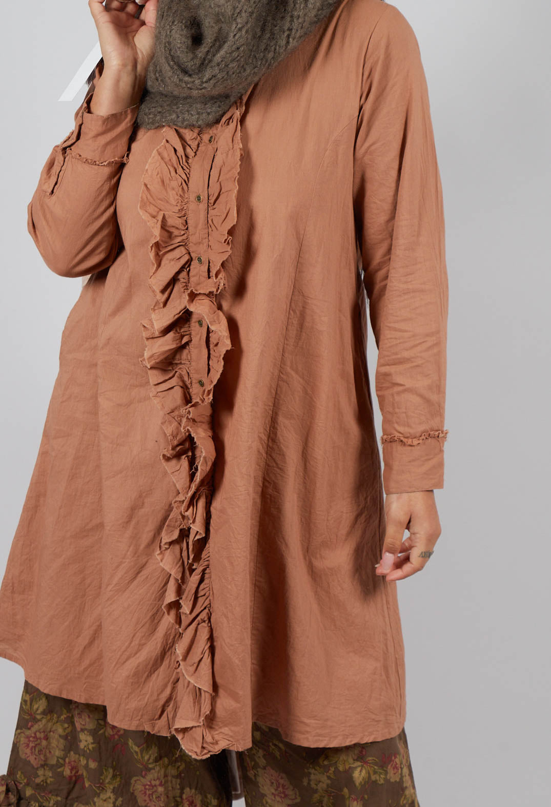 Elosia Dress in Coton Macaron