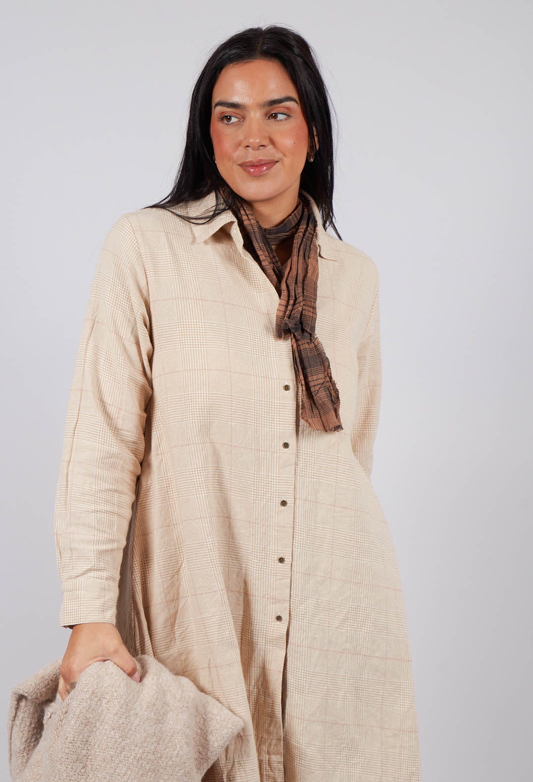 Lavande Dress in Damier