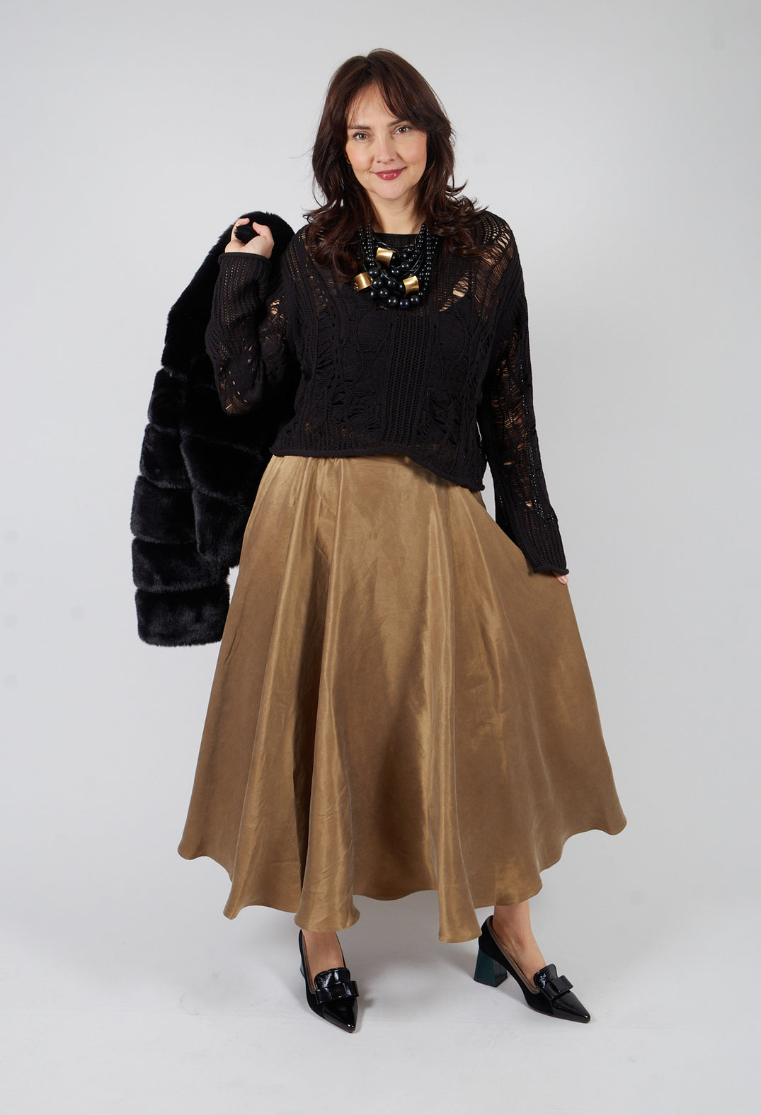Valim Skirt in Bronze