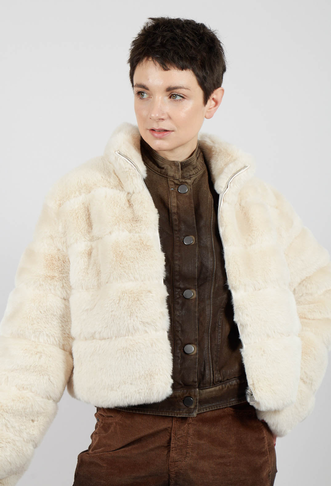 Lamar Jacket in Ecru