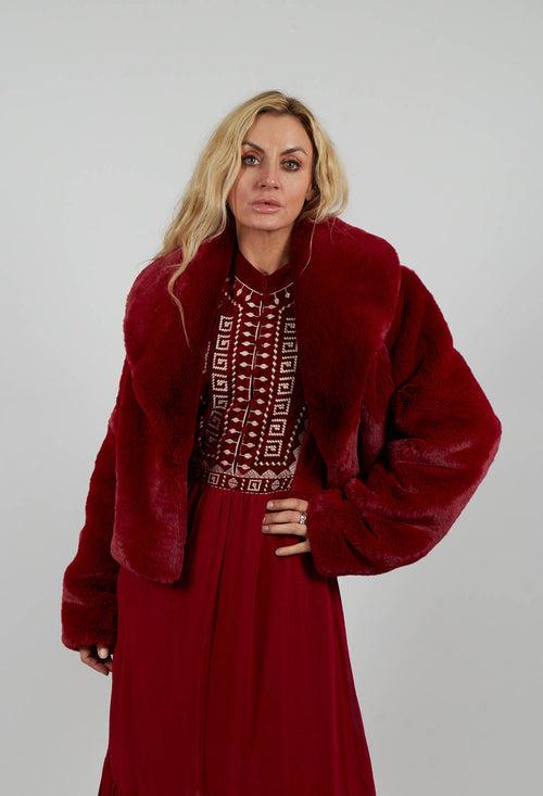 Lambada Jacket in Bordeaux