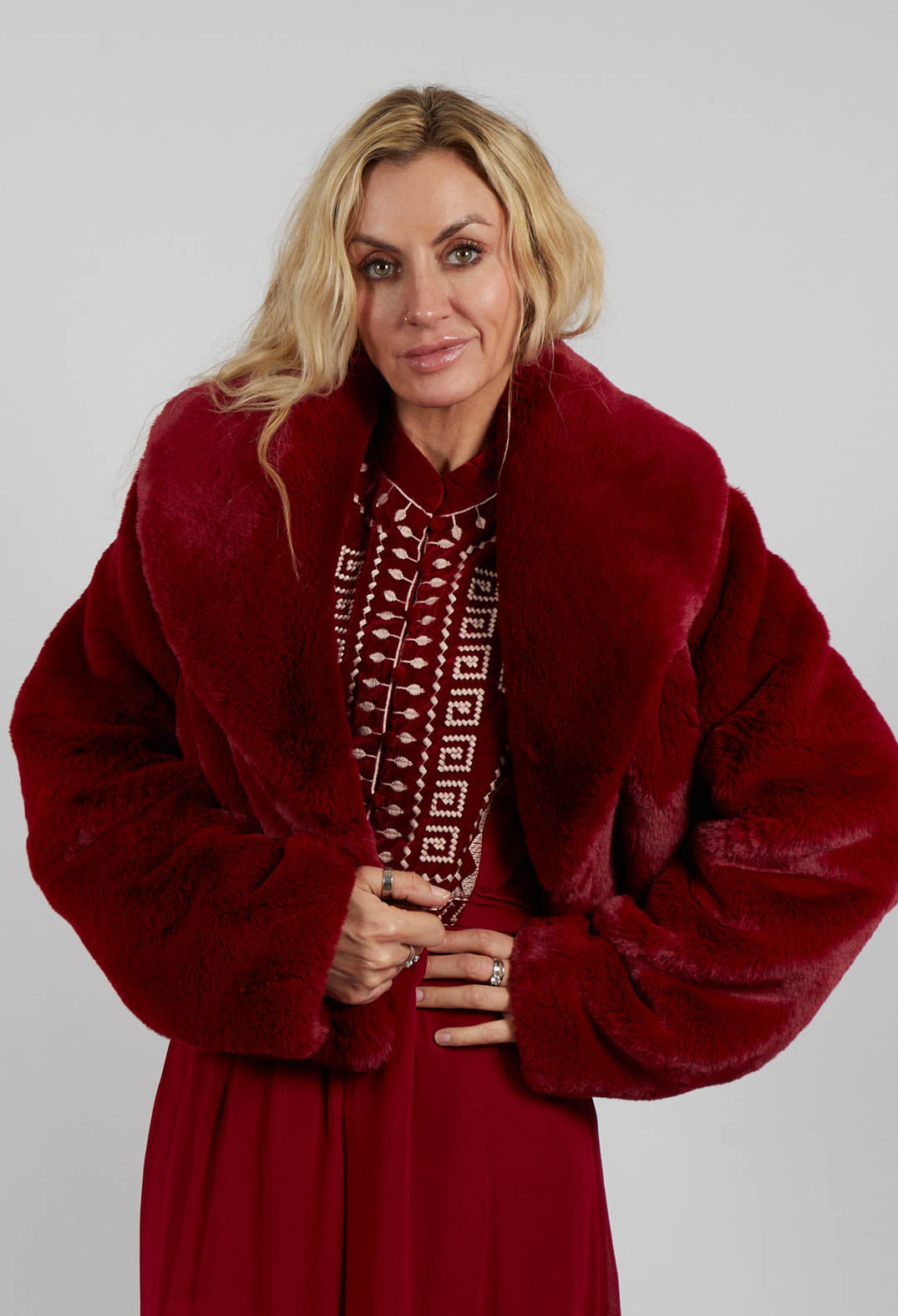 Lambada Jacket in Bordeaux