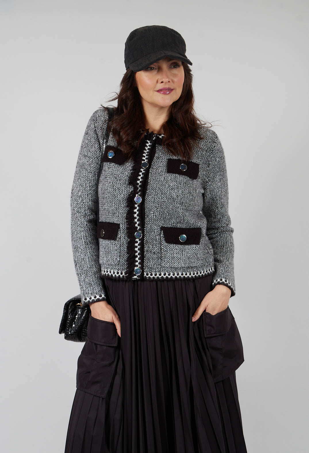 Dante Cardigan in Noir