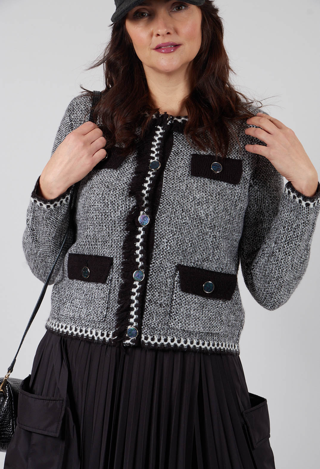 Dante Cardigan in Noir
