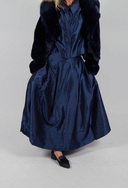 Gavina Skirt in Marine