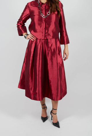 Gavina Skirt in Rouge