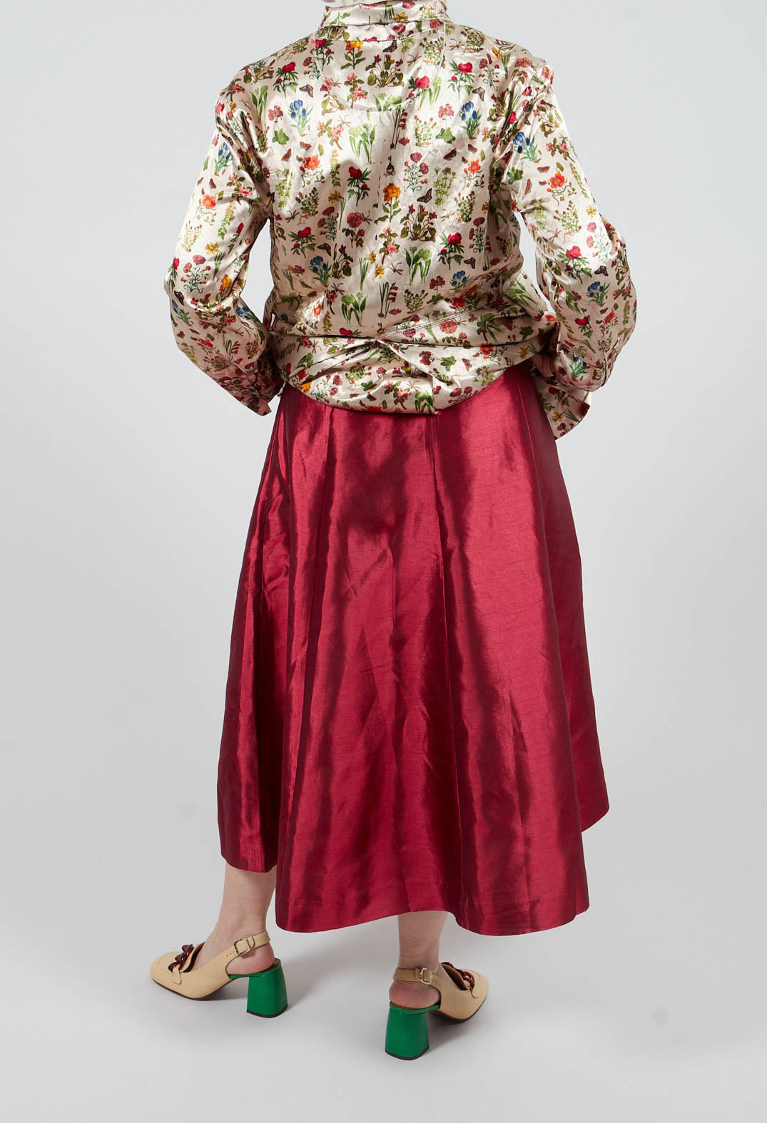 Gavina Skirt in Rouge