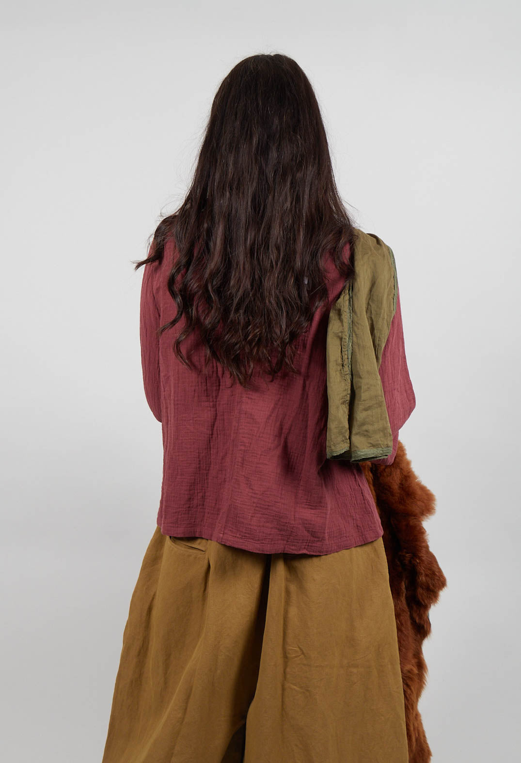 Aletta Top in Burgundy