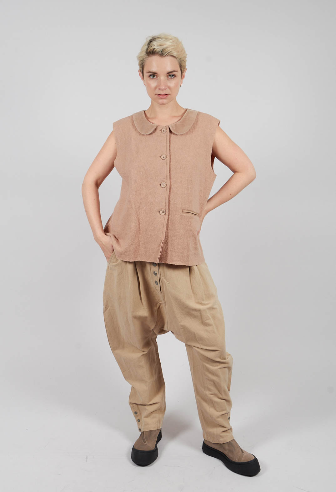 Sissela Top in Taupe