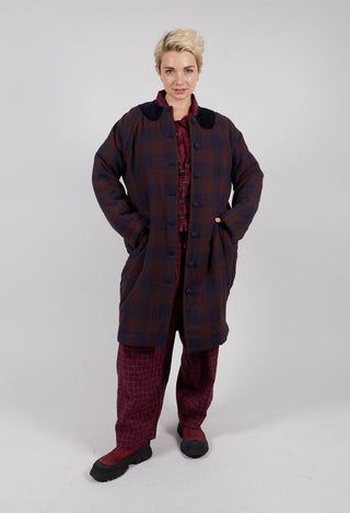 Samira Coat in Check