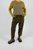 Corduroy Trousers in Military Green