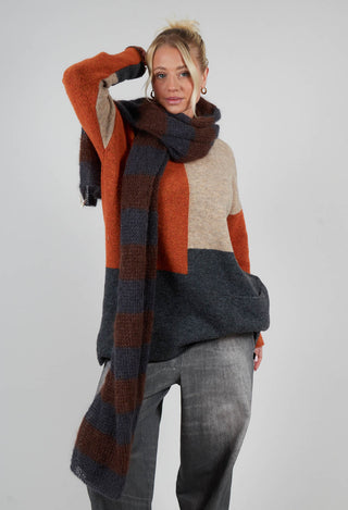Block Colour Jumper in Zucca Corda