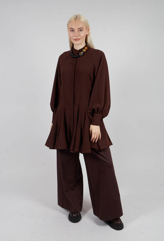 Balloon Sleeve Tunic Dress in Java