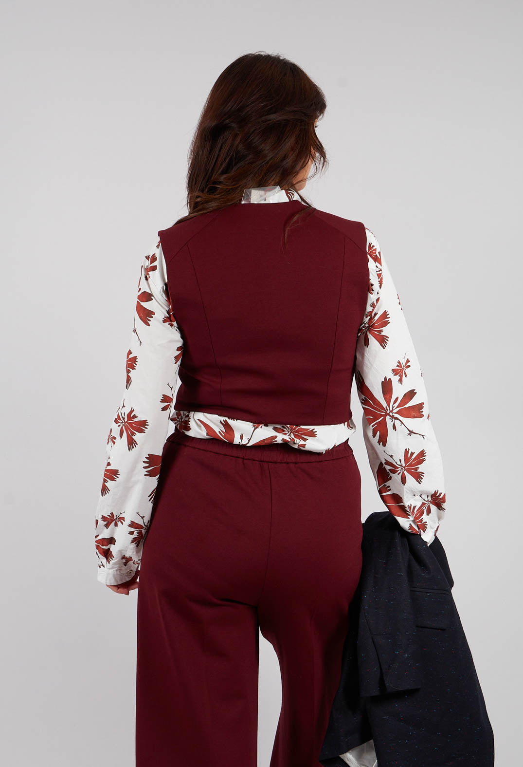 Cropped Waistcoat in Rumba