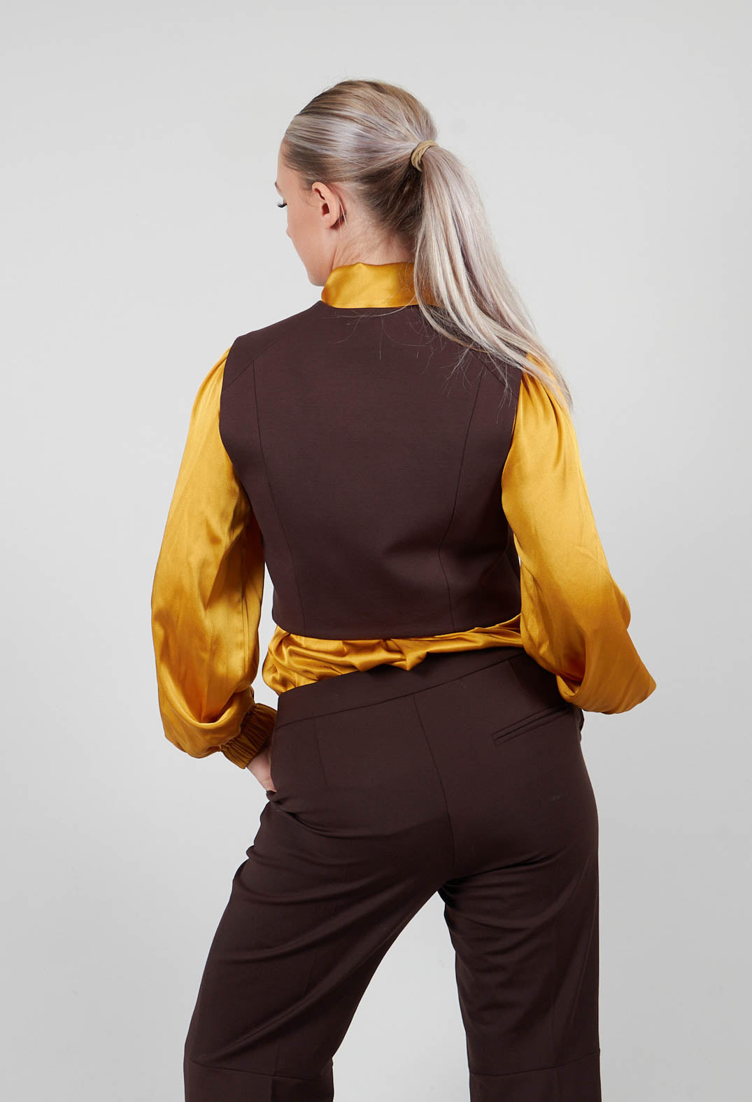 Cropped Waistcoat in Java