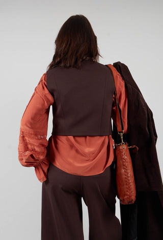 Cropped Waistcoat in Java
