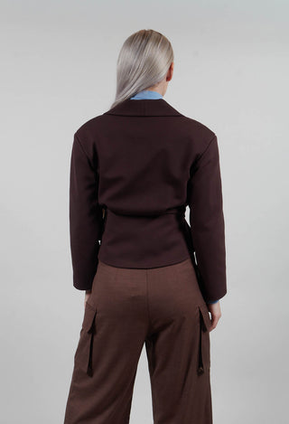 Jacket with Wrap Over Front in Java