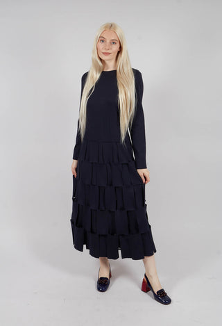 Jersey Dress with Cut Out Feature Hem