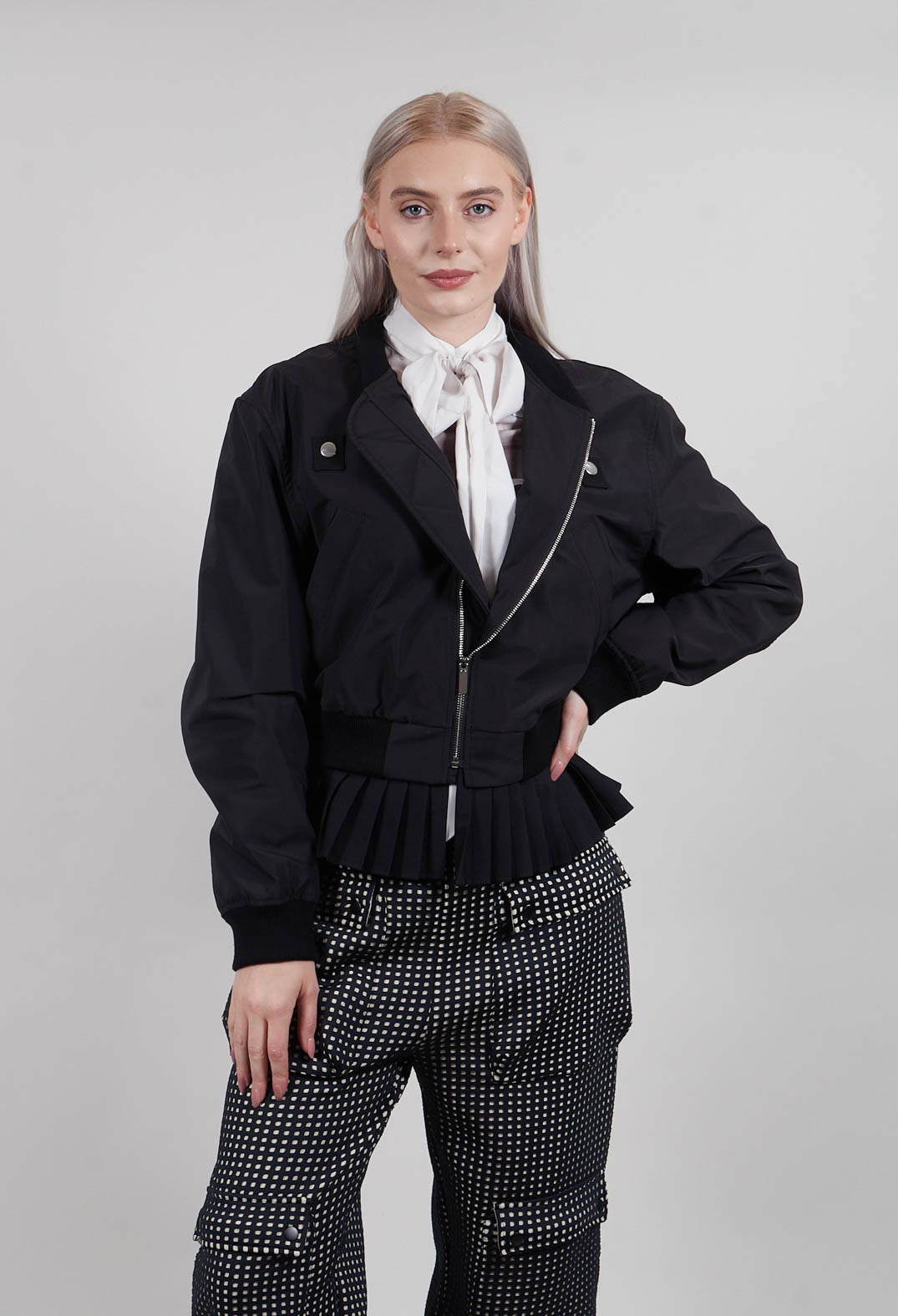 Bomber Jacket in Nero