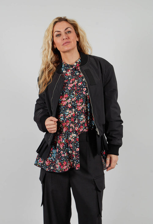Bomber Jacket in Nero
