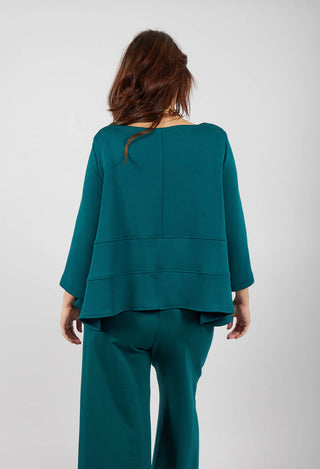 Boat Neck Top in Ottanio