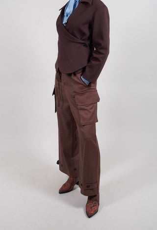 Lightweight Cargo Trousers in Toffee