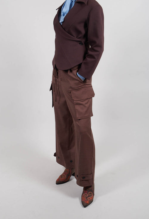 Lightweight Cargo Trousers in Toffee