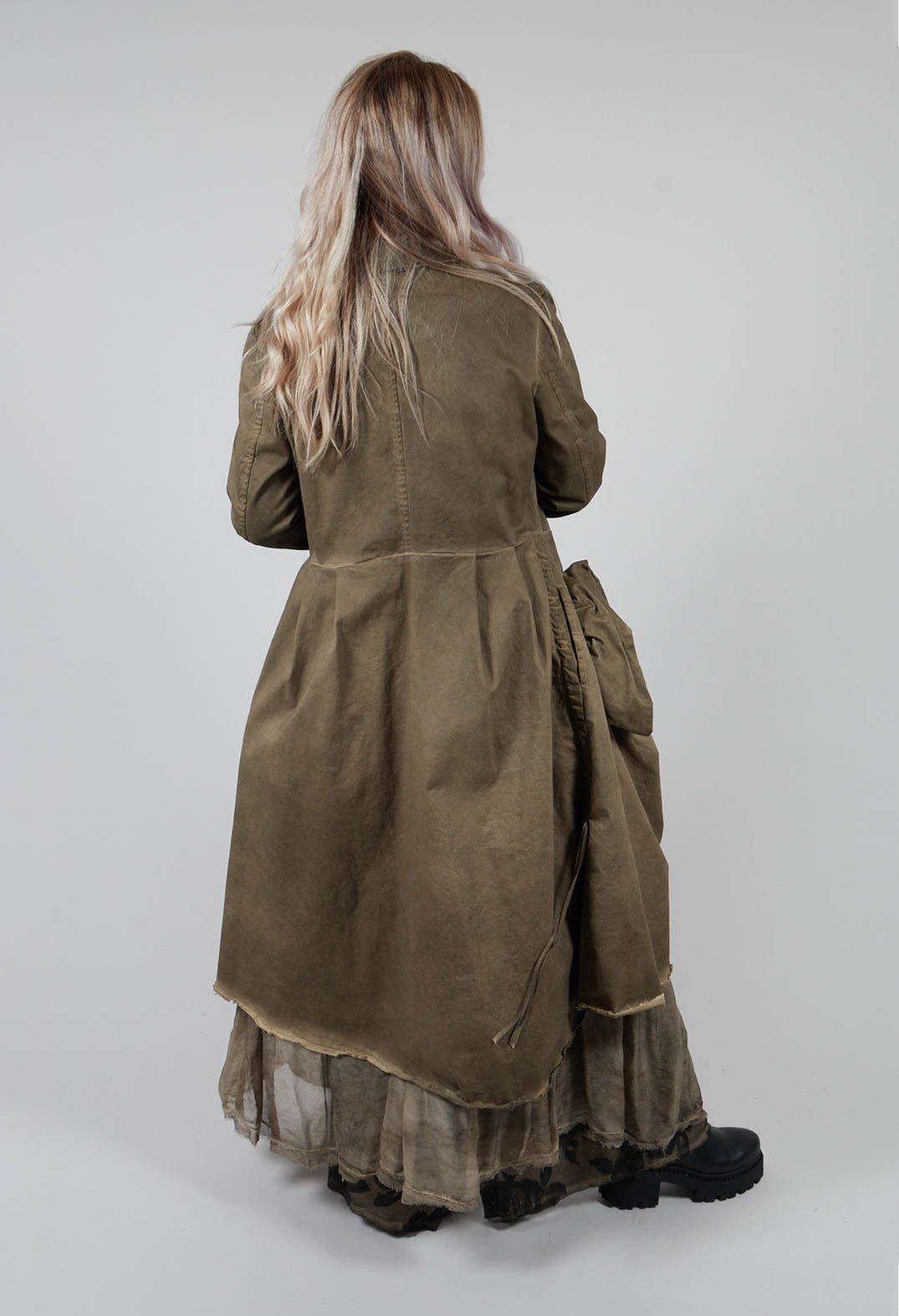 Sanctamuerte Green Tuscany Dress Dust Coat | Olivia May Sanctamuerte Green Tuscany Dress Dust Coat | Olivia May