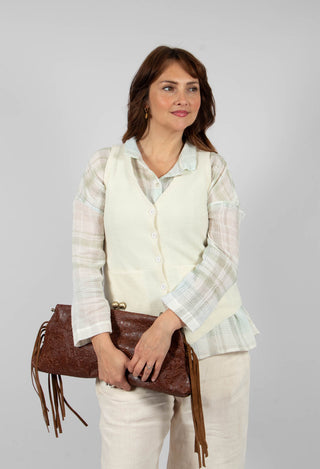 Junai Vest in Undyed