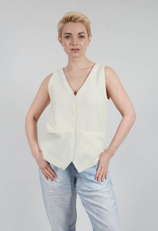 Junai Vest in Undyed