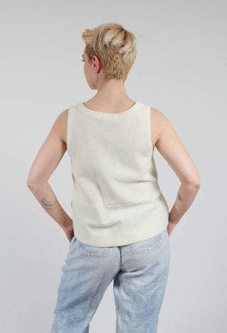 Junai Vest in Undyed