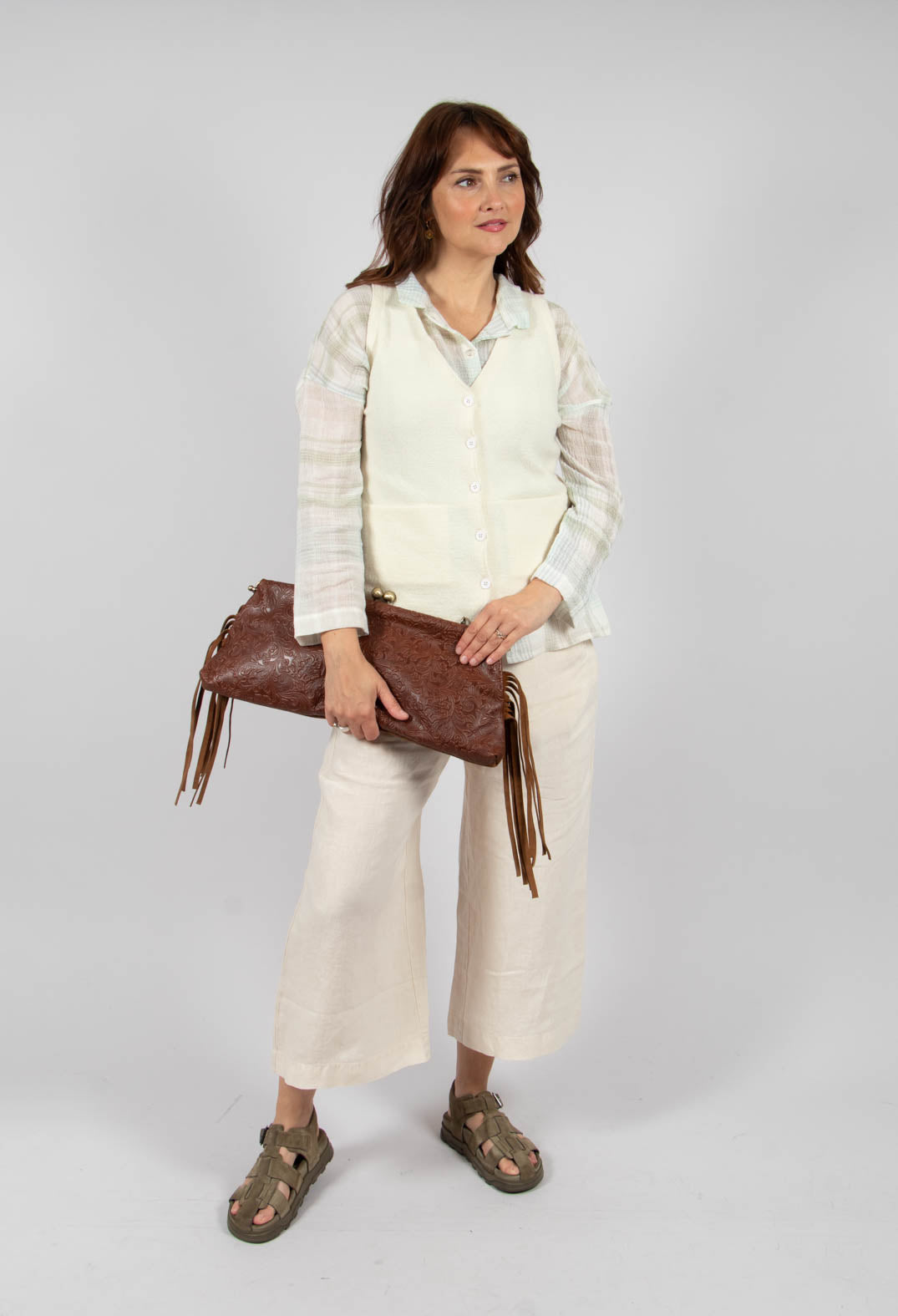 Pirri Shirt in White Check