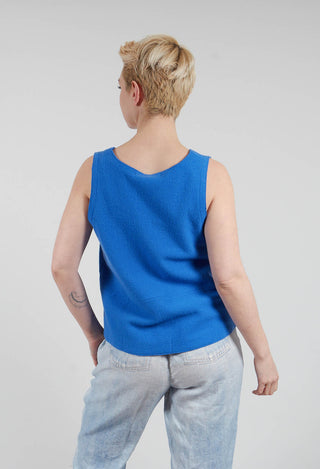 Junai Vest in Cobalt