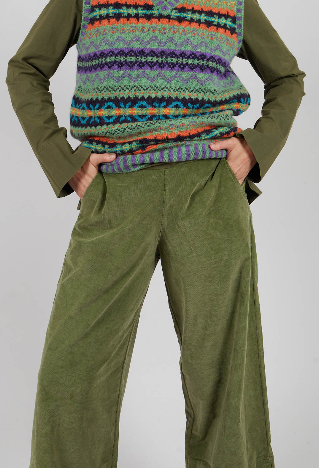 Ido Trousers in Khaki