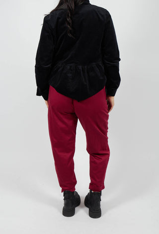 Geisha Long Trousers in Scarlet