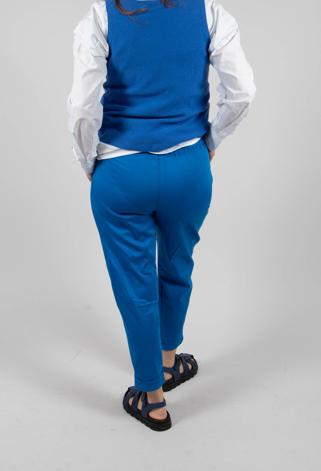 Geisha Long Trousers in Cobalt