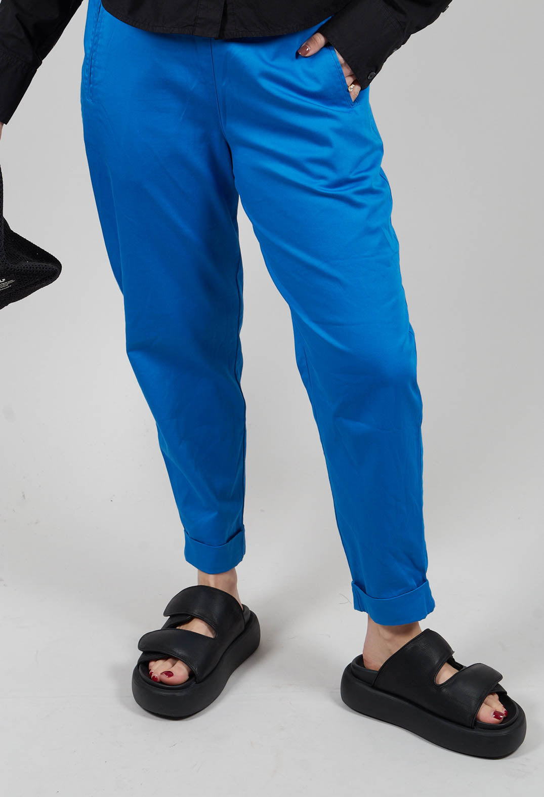 Geisha Long Trousers in Cobalt