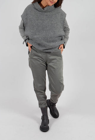 Geisha Long Trousers in Anthra