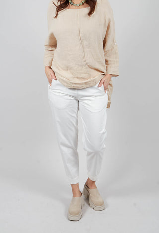 Geisha Long Trousers in  Undyed