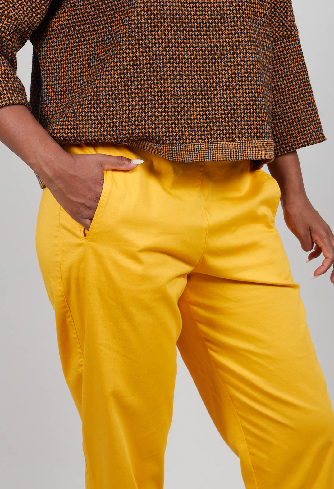 Geisha Long Trousers in Honey