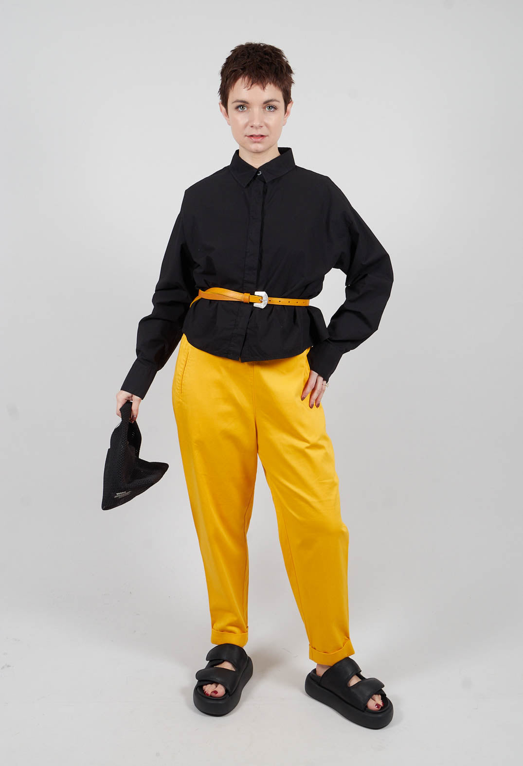 Geisha Long Trousers in Honey