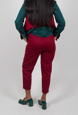 Geishan Trousers in Scarlet