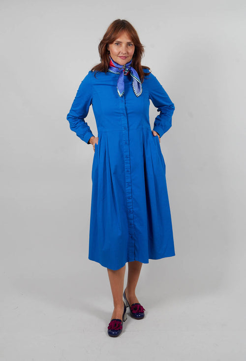 Maleha Dress in Cobalt