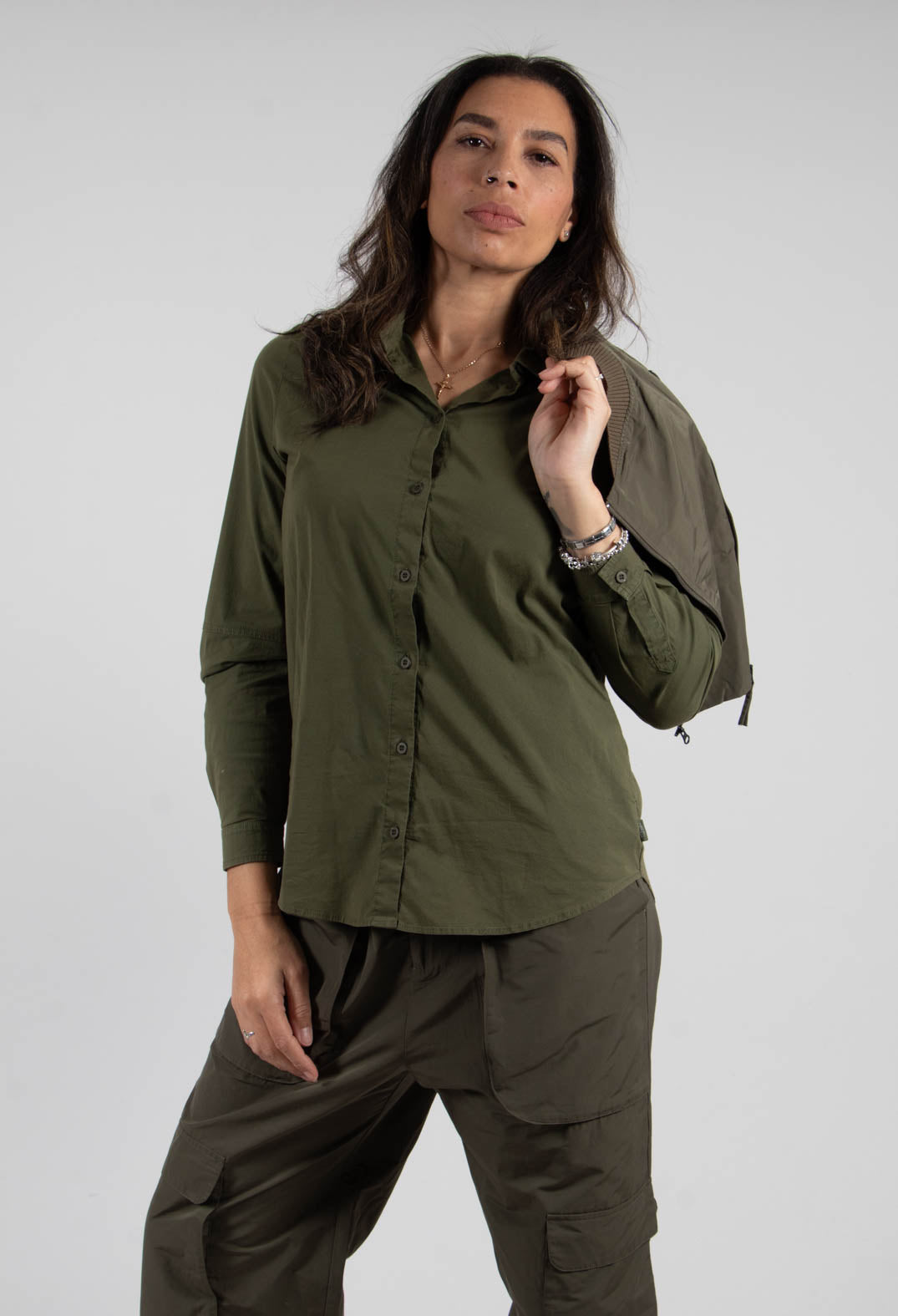 Mikumi Blouse in Khaki