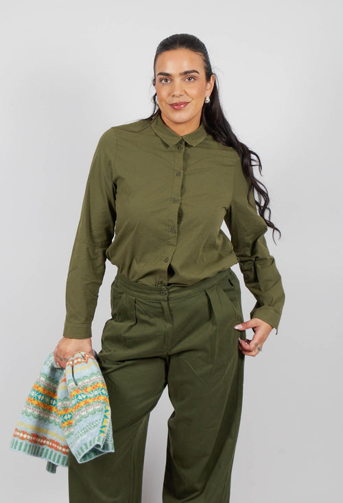 Mikumi Blouse in Khaki