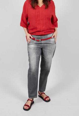 Long Geishan Trousers in Anthra
